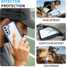 ZhuoFan Coque pour Samsung Galalxy S22 5G avec Protection D'écran Intégré,360° Integrale Antichoc Anti-Rayures Transparent Rigid