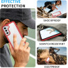 ZhuoFan Coque pour Samsung Galalxy S22 5G avec Protection D'écran Intégré,360° Integrale Antichoc Anti-Rayures Transparent Rigid