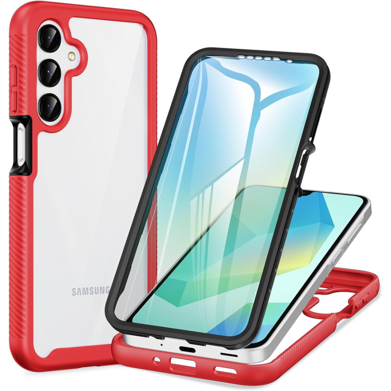 ZhuoFan Coque pour Samsung Galaxy A16 4G/5G / A17 4G/5G / A26 5G avec Protection D'écran Intégré,360° Integrale Antichoc Anti-Ra