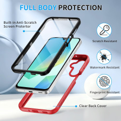 ZhuoFan Coque pour Samsung Galaxy A16 4G/5G / A17 4G/5G / A26 5G avec Protection D'écran Intégré,360° Integrale Antichoc Anti-Ra