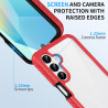 ZhuoFan Coque pour Samsung Galaxy A16 4G/5G / A17 4G/5G / A26 5G avec Protection D'écran Intégré,360° Integrale Antichoc Anti-Ra