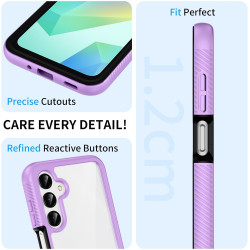 ZhuoFan Coque pour Samsung Galaxy A16 4G/5G / A17 4G/5G / A26 5G avec Protection D'écran Intégré,360° Integrale Antichoc Anti-Ra