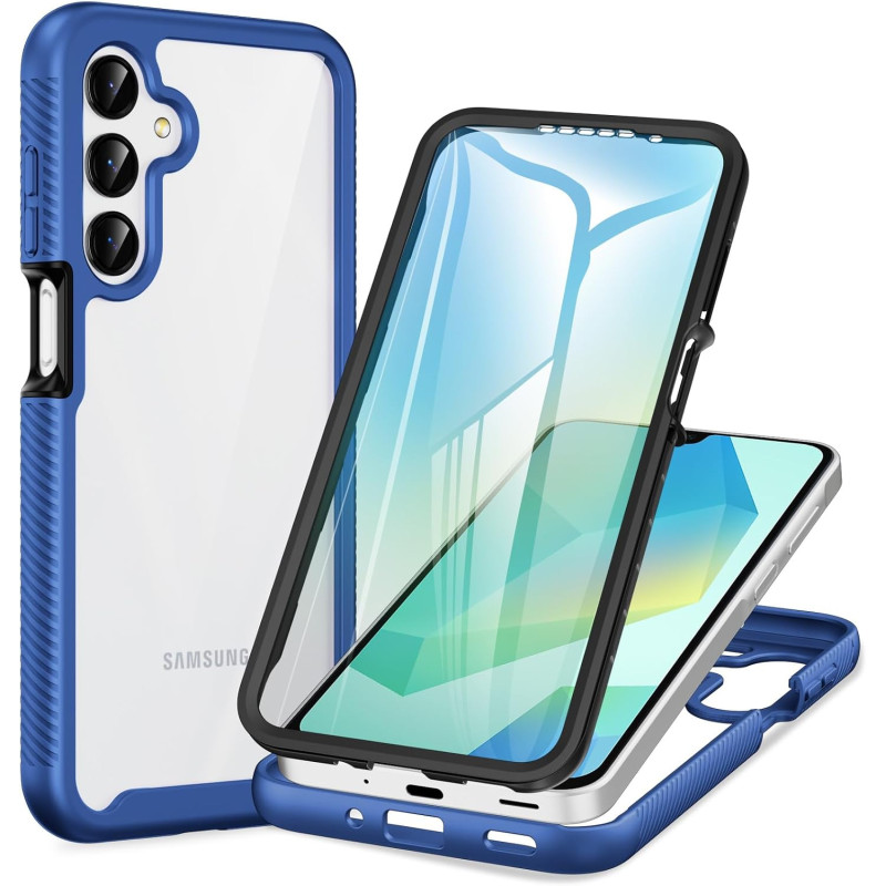 ZhuoFan Coque pour Samsung Galaxy A16 4G/5G / A17 4G/5G / A26 5G avec Protection D'écran Intégré,360° Integrale Antichoc Anti-Ra