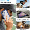 ZhuoFan Coque pour Samsung Galalxy S23 Ultra 5G avec Protection D'écran Intégré,360° Integrale Antichoc Anti-Rayures Transparent