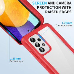 ZhuoFan Coque pour Samsung Galalxy A52s 5G / A52 5G/4G avec Protection D'écran Intégré,360° Integrale Antichoc Anti-Rayures Tran