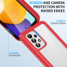 ZhuoFan Coque pour Samsung Galalxy A52s 5G / A52 5G/4G avec Protection D'écran Intégré,360° Integrale Antichoc Anti-Rayures Tran