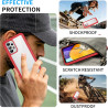 ZhuoFan Coque pour Samsung Galalxy A52s 5G / A52 5G/4G avec Protection D'écran Intégré,360° Integrale Antichoc Anti-Rayures Tran