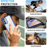 ZhuoFan Coque pour Samsung Galalxy A54 5G avec Protection D'écran Intégré,360° Integrale Antichoc Anti-Rayures Transparent Rigid