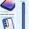 ZhuoFan Coque pour Samsung Galalxy A54 5G avec Protection D'écran Intégré,360° Integrale Antichoc Anti-Rayures Transparent Rigid