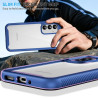 ZhuoFan Coque pour Samsung Galalxy A54 5G avec Protection D'écran Intégré,360° Integrale Antichoc Anti-Rayures Transparent Rigid