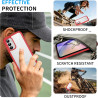 ZhuoFan Coque pour Samsung Galalxy A54 5G avec Protection D'écran Intégré,360° Integrale Antichoc Anti-Rayures Transparent Rigid