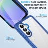ZhuoFan Coque pour Samsung Galaxy A56 5G / A36 5G / A37 5G avec Protection D'écran Intégré,360° Integrale Antichoc Anti-Rayures 