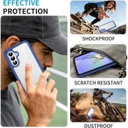 ZhuoFan Coque pour Samsung Galaxy A56 5G / A36 5G / A37 5G avec Protection D'écran Intégré,360° Integrale Antichoc Anti-Rayures 
