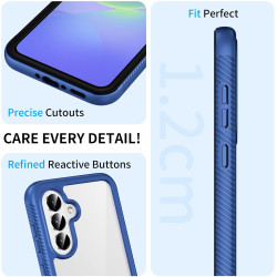 ZhuoFan Coque pour Samsung Galaxy A56 5G / A36 5G / A37 5G avec Protection D'écran Intégré,360° Integrale Antichoc Anti-Rayures 