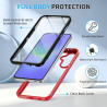 ZhuoFan Coque pour Samsung Galaxy A56 5G / A36 5G / A37 5G avec Protection D'écran Intégré,360° Integrale Antichoc Anti-Rayures 