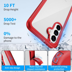 ZhuoFan Coque pour Samsung Galaxy A56 5G / A36 5G / A37 5G avec Protection D'écran Intégré,360° Integrale Antichoc Anti-Rayures 