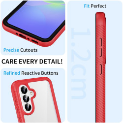 ZhuoFan Coque pour Samsung Galaxy A56 5G / A36 5G / A37 5G avec Protection D'écran Intégré,360° Integrale Antichoc Anti-Rayures 