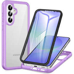 ZhuoFan Coque pour Samsung Galaxy A56 5G / A36 5G / A37 5G avec Protection D'écran Intégré,360° Integrale Antichoc Anti-Rayures 