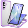 ZhuoFan Coque pour Samsung Galaxy A56 5G / A36 5G / A37 5G avec Protection D'écran Intégré,360° Integrale Antichoc Anti-Rayures 