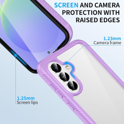 ZhuoFan Coque pour Samsung Galaxy A56 5G / A36 5G / A37 5G avec Protection D'écran Intégré,360° Integrale Antichoc Anti-Rayures 