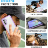 ZhuoFan Coque pour Samsung Galaxy A56 5G / A36 5G / A37 5G avec Protection D'écran Intégré,360° Integrale Antichoc Anti-Rayures 