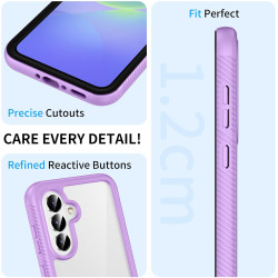 ZhuoFan Coque pour Samsung Galaxy A56 5G / A36 5G / A37 5G avec Protection D'écran Intégré,360° Integrale Antichoc Anti-Rayures 