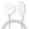 Chargeur sans Fil magnétique Qi2 25 W, Pad de Charge avec câble 1,5 m Compatible Mag-Safe pour iPhone 17e/Air/17/16/15/14/13/12,