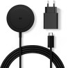 Chargeur sans fil magnétique Qi2 25 W, pad de charge avec câble 1,5 m compatible Mag-Safe pour iPhone 17e/Air/17/16/15/14/13/12,