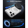 Chargeur sans fil magnétique Qi2 25 W, pad de charge avec câble 1,5 m compatible Mag-Safe pour iPhone 17e/Air/17/16/15/14/13/12,