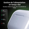 Uluck étui de chargement sans fil de remplacement compatible avec airpod 3ème génération, étui pour airpod 3ème génération avec 