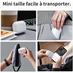 Uluck étui de chargement sans fil de remplacement compatible avec airpod 3ème génération, étui pour airpod 3ème génération avec 