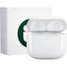 Étui de chargement sans fil de remplacement compatible avec les airpods 4, 450 mah étui de chargement avec bouton bleutooth pour