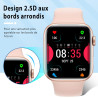 4 Pièces Verre trempé pour Apple Watch 10 46mm, TPU auto-réparateur Ultra-Résistant 0,33mm Vitre Protection, Toucher Sensible, A