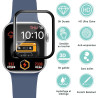 2 pièces Verre Trempé pour Apple Watch 10 42mm, HD Haute Sensibilité 0,01 s Réponse Protection écran, 0,33 mm 9H Dureté Anti-Ray