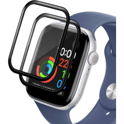 2 pièces Verre Trempé pour Apple Watch 10 46mm, HD Haute Sensibilité 0,01 s Réponse Protection écran, 0,33 mm 9H Dureté Anti-Ray