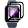 2 pièces Verre Trempé pour Apple Watch 9/8/7 45mm Protection écran, Sans Bulles Anti‑Empreintes Vitre Protection, 9H Anti-Rayure
