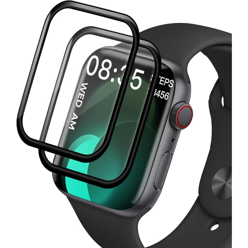 2 pièces Verre Trempé pour Apple Watch se/6/5/4 40mm, HD Haute Sensibilité 0,01 s Réponse Protection écran, 0,33 mm 9H Anti-Rayu