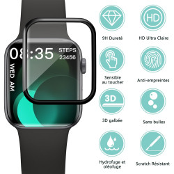 2 pièces Verre Trempé pour Apple Watch se/6/5/4 40mm, HD Haute Sensibilité 0,01 s Réponse Protection écran, 0,33 mm 9H Anti-Rayu