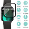 2 pièces Verre Trempé pour Apple Watch se/6/5/4 40mm, HD Haute Sensibilité 0,01 s Réponse Protection écran, 0,33 mm 9H Anti-Rayu