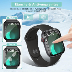 2 pièces Verre Trempé pour Apple Watch se/6/5/4 40mm, HD Haute Sensibilité 0,01 s Réponse Protection écran, 0,33 mm 9H Anti-Rayu