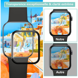 2 pièces Verre Trempé pour Apple Watch se/6/5/4 40mm, HD Haute Sensibilité 0,01 s Réponse Protection écran, 0,33 mm 9H Anti-Rayu