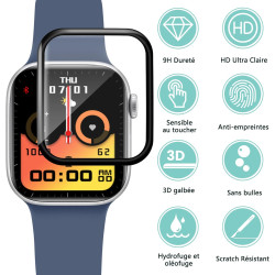 2 pièces Verre Trempé pour Apple Watch 11 46mm, HD Haute Sensibilité 0,01 s Réponse Protection écran, 0,33 mm 9H Dureté Anti-Ray