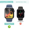 2 pièces Verre Trempé pour Apple Watch 11 46mm, HD Haute Sensibilité 0,01 s Réponse Protection écran, 0,33 mm 9H Dureté Anti-Ray