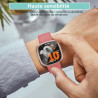 4 pièces Verre Trempé pour Fitbit Versa 4/Fitbit Versa 3/Fitbit Sense 2, 0,33 mm TPU auto-réparateur Anti-Rayures Protection écr
