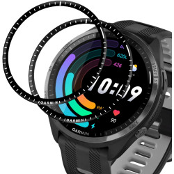 2 pièces Verre Trempé pour Garmin Forerunner 965, HD Haute Sensibilité 0,01 s Réponse Protection écran, 0,33 mm 9H Dureté Anti-R