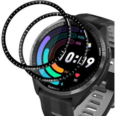 2 pièces Verre Trempé pour Garmin Forerunner 965, HD Haute Sensibilité 0,01 s Réponse Protection écran, 0,33 mm 9H Dureté Anti-R