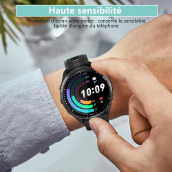 2 pièces Verre Trempé pour Garmin Forerunner 965, HD Haute Sensibilité 0,01 s Réponse Protection écran, 0,33 mm 9H Dureté Anti-R