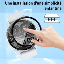 Carantee 2 pièces Verre Trempé pour Garmin Venu 3 Protection écran, HD Sans Bulles Anti‑Empreintes Vitre Protection, 9H Anti-Ray