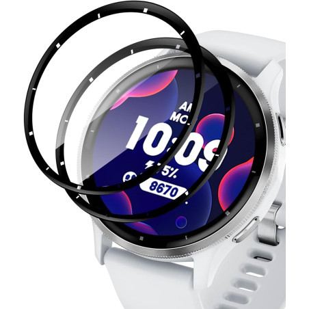 2 pièces Verre Trempé pour Garmin Venu 4 45mm, HD Haute Sensibilité 0,01 s Réponse Protection écran, 0,33 mm 9H Dureté Anti-Rayu