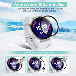 2 pièces Verre Trempé pour Garmin Venu 4 45mm, HD Haute Sensibilité 0,01 s Réponse Protection écran, 0,33 mm 9H Dureté Anti-Rayu